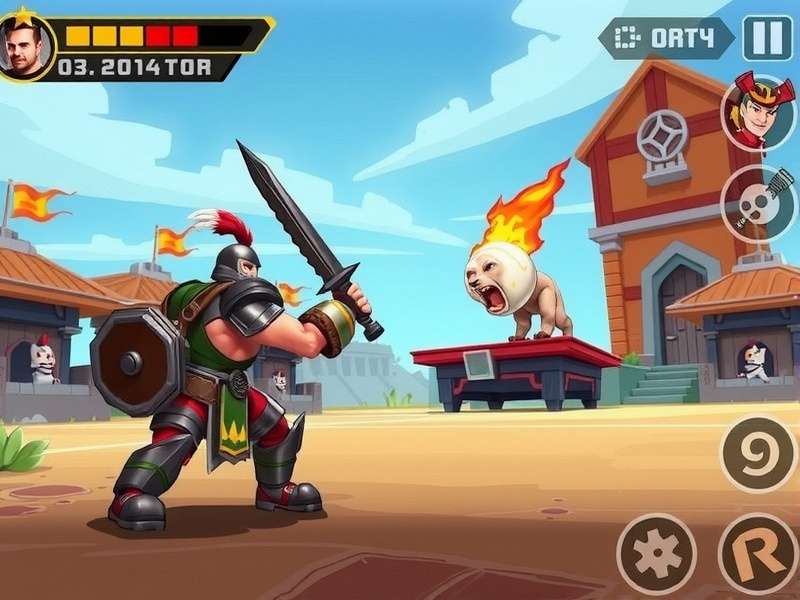 Bolt Blast Gladiator Game Screenshot